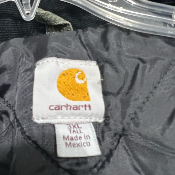 Carhartt Arctic Jacket Nylon Quilt Lined Mens Size 3X Tall C26 MOS Moss Green - Picture 6 of 12